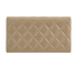 Chanel Quilted Long Wallet, back view
